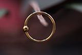 Gold Fixed Bead Rings