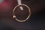 Gold Fixed Bead Rings