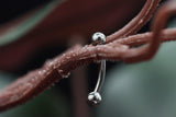 Neometal Curved Gemmed Barbell (Threadless)