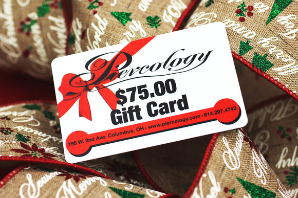 Piercology $75 Gift Card