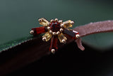 Gold Half Mininova with Gemstones