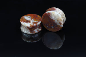 Red Moss Agate Plugs