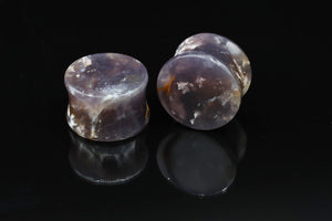 Purple Calcedony Plugs