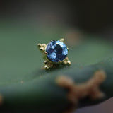 Gold Zia with Gemstones (Threadless)