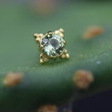 Gold Zia with Gemstones (Threadless)