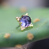 Gold Zia with Gemstones (Threadless)