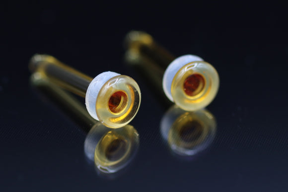 Honey Simple Glass Plugs