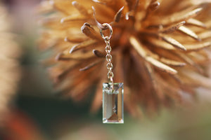 Yellow Gold Natural Tourmaline Charm