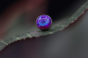 Titanium Opal Cabochon Ends (Threadless)