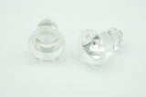 Clear Glass Plugs