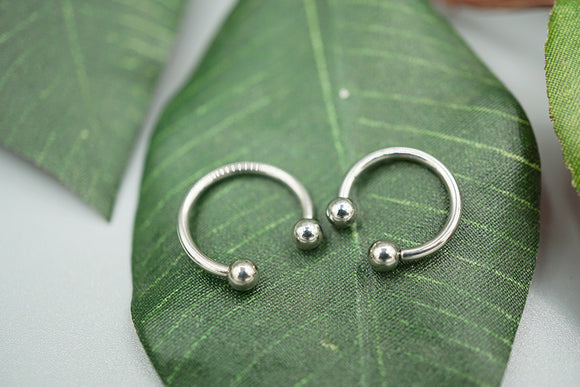 Stainless Steel Circular Barbell (16g-12g)
