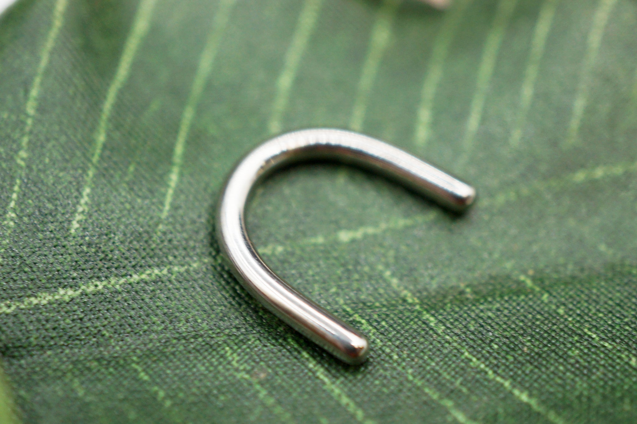 U-Shaped Septum Retainer Ring - 316L Surgical Steel, 16G Or 14G, 5/16" Or 3/8" Diameter