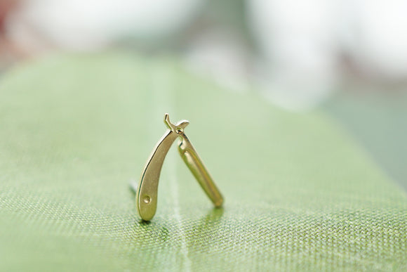 Gold Straight Razor End (Threadless)